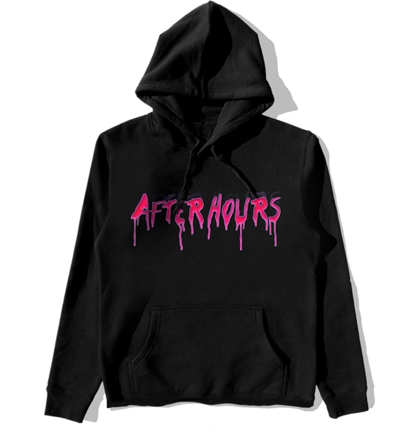 The Weeknd x Vlone After Hours Acid Drip Pullover Hood Black Men s SS20 US