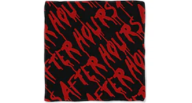 The Weeknd x Vlone After Hours Blood Drip Bandana Black