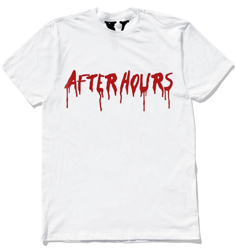 The Weeknd x Vlone After Hours Blood Drip Tee White Men's The Weeknd x Vlone After Hours Blood Drip Tee White Men's