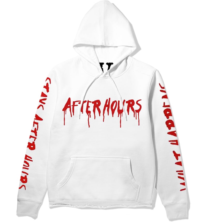 The Weeknd x Vlone What Happens After Hours Pullover Hood White