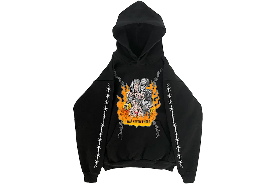 The Weeknd x Warren Lotas I Was Never There Hoodie Black