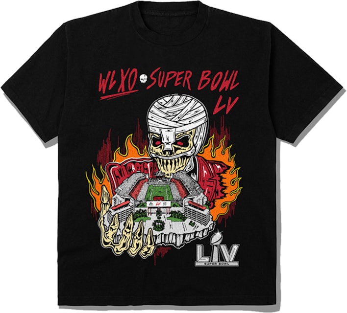 The Weeknd x Warren Lotas Super Bowl LV White Hoodie Sweatshirt Size Large  NWT