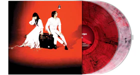 The White Stripes Elephant 20th Anniversary 2XLP Vinyl Red Smoke & Clear with Red & Black Smoke