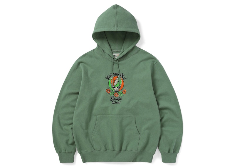 Thisisneverthat x Greatful Dead Good Ol' Dancing Bears Hoodie Moss