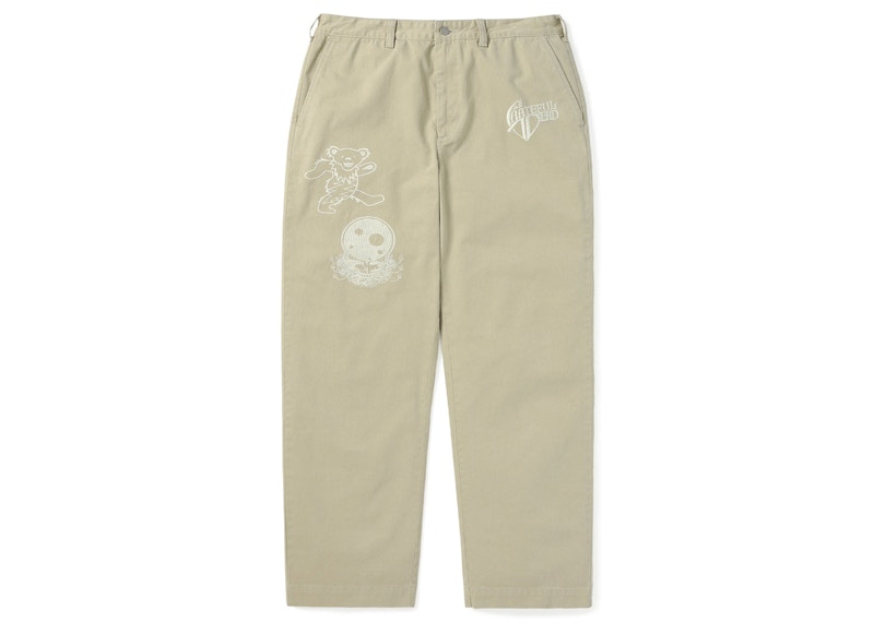 Thisisneverthat x Greatful Dead Iconography Work Pant Stone