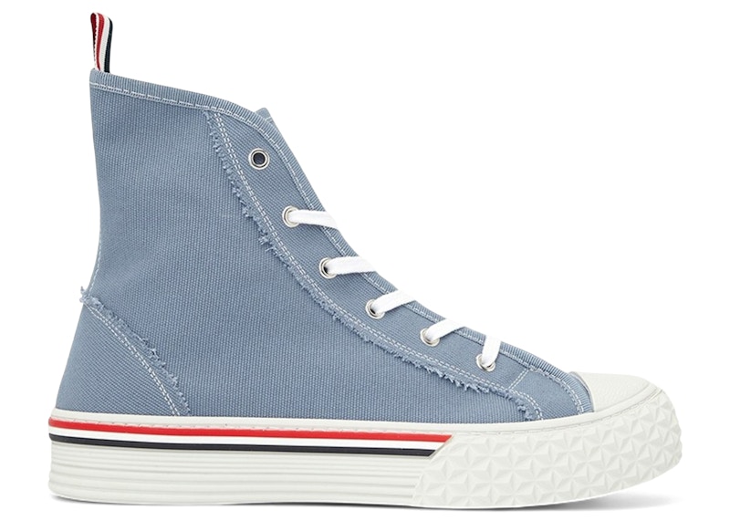 Men's Thom Browne RWB Tab HighTop Sneakers in Blue
