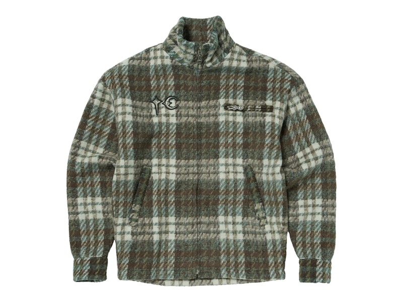 Thug Club Classic Check Full-Zip Jacket Green/Brown - SS26 - GB