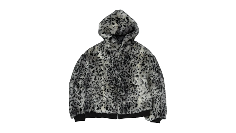 Thug Club Leopard Fur Jacket Multicolor
