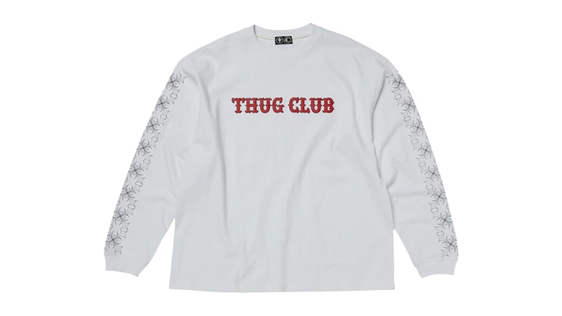 正規品【Thug Club】TC Sleeve◆ Thug Club TC Pattern Long-Sleeve White - SS26 - JP