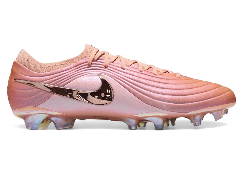 Men's Nike Tiempo Maestro Elite FG LE Rose Gold Sneakers in Metallic Red Bronze/Metallic Rose Gold