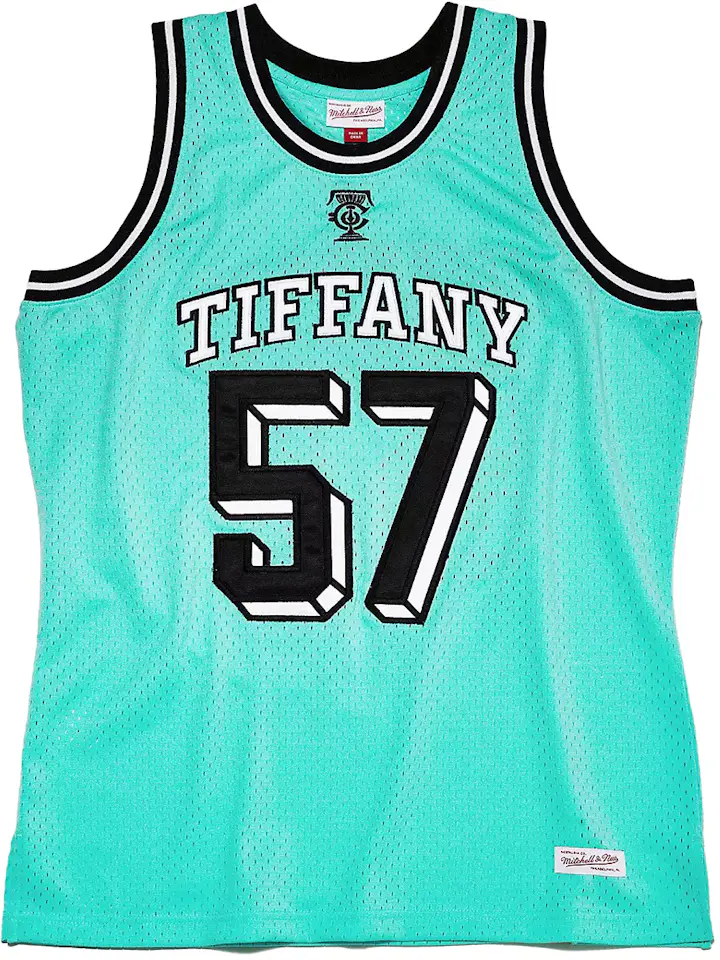 Tiffany & Co. x NBA x Mitchell & Ness Basketball Jersey Tiffany Blue ...
