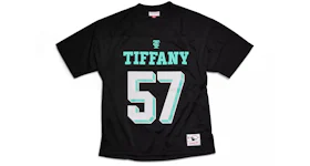 Camiseta de fútbol Tiffany & Co. x NFL x Mitchell & Ness en negro/azul Tiffany