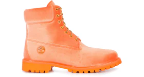 Timberland 6 Boot Off White Orange Velvet