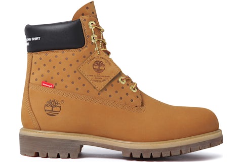 Timberland 6 Boot Supreme x Comme des Garcons Wheat Men s TB0A14MC US
