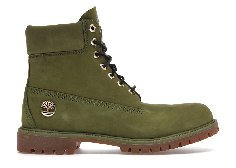 Olive green hot sale timbs