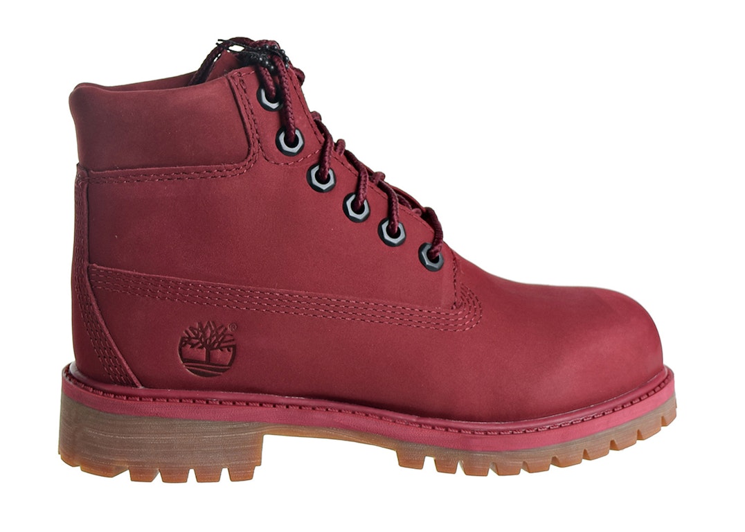 Pre-owned Timberland 6" Premium Boot Burgundy (ps) In Burgundy/burgundy
