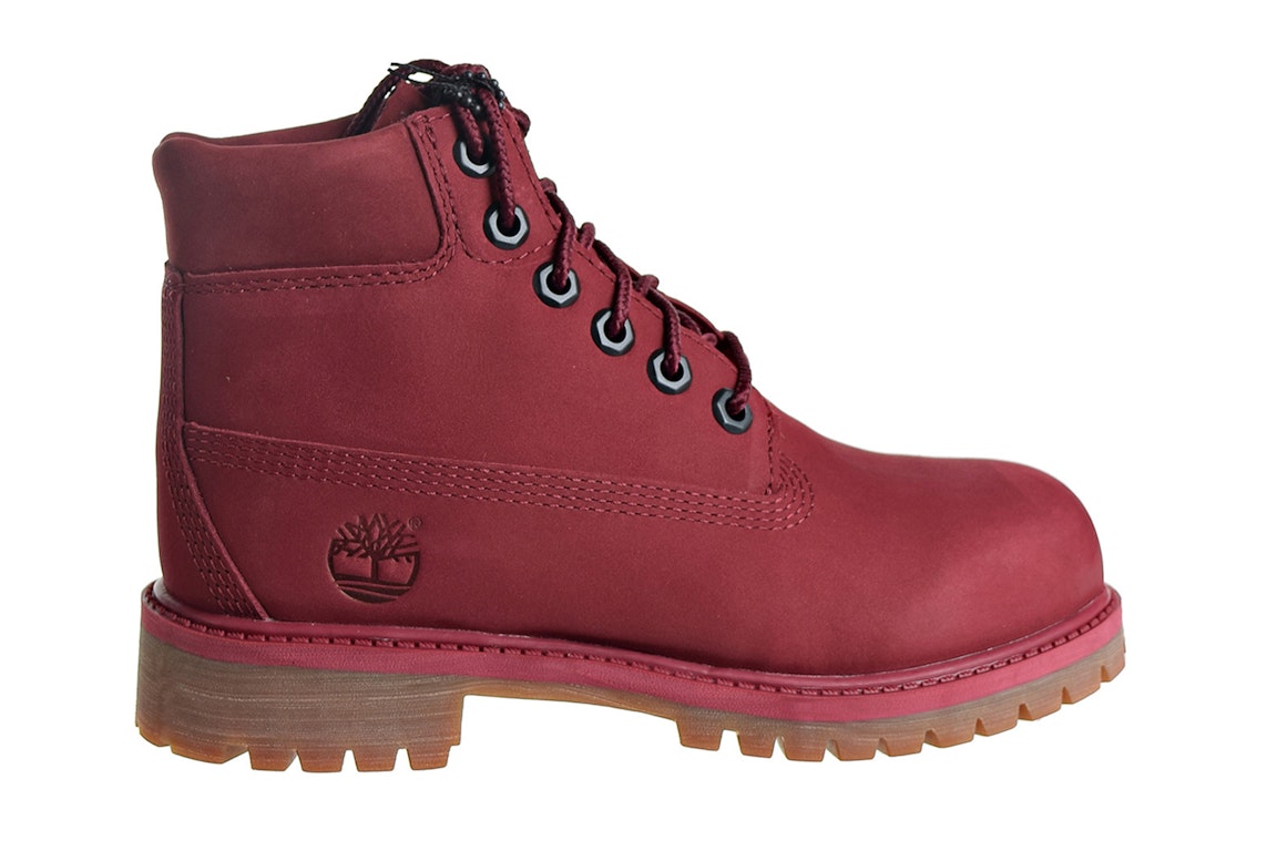 Pre-owned Timberland 6" Premium Boot Burgundy (ps) In Burgundy/burgundy