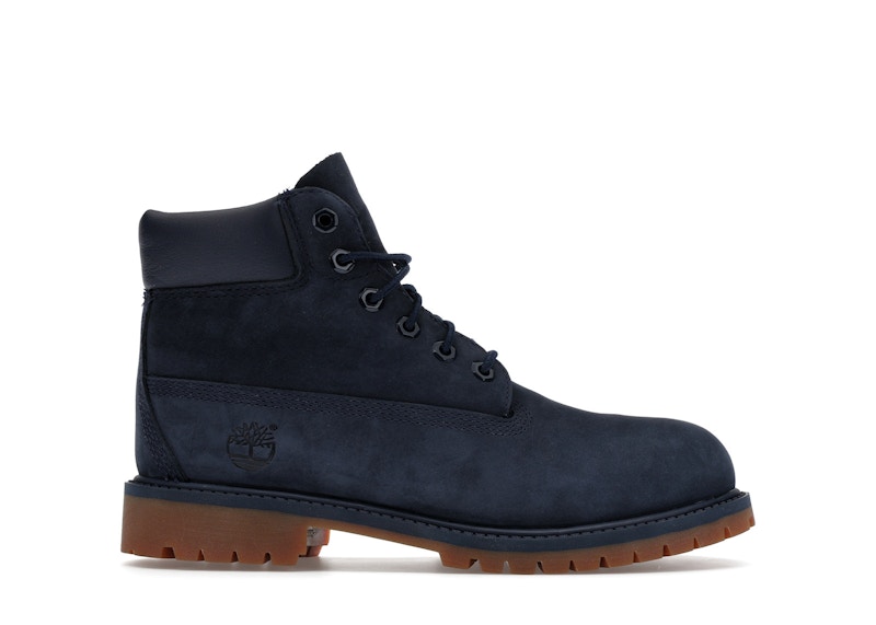 Timberland 6" Premium Boot Azul marino (para preescolares)