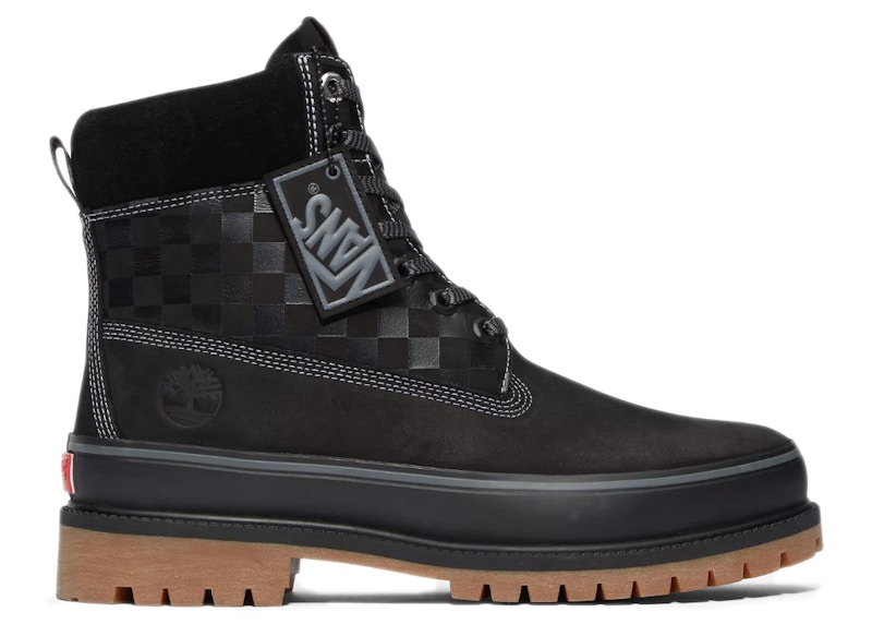 Vans black hotsell leather boots