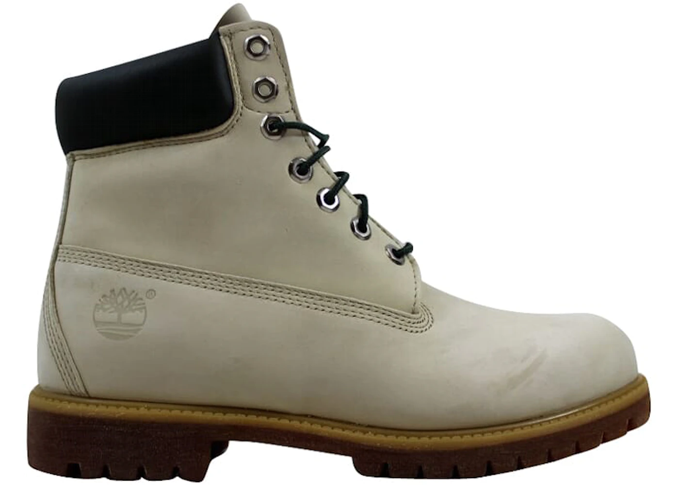 Without Pioneer Atticus Timberland 6" Premium Boot Cream Cement Men's - 44522 - US