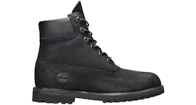 Timberland 6 Inch Premium Waterproof Boots Black Nubuck (Women's)