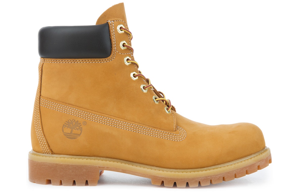Pre-owned Timberland 6" Premium Waterproof Boot Wheat In Wheat/black
