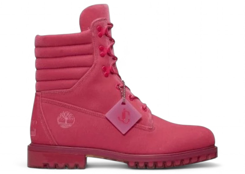 Timberland 6" Puffer Boot Jimmy Choo Medium Pink
