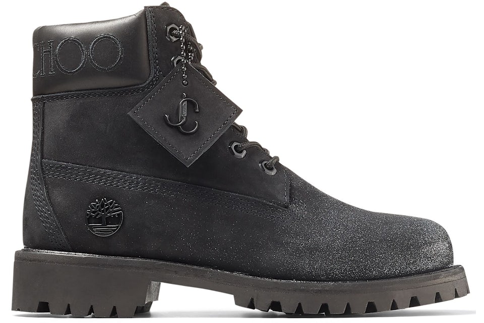 Black glitter timbs outlet