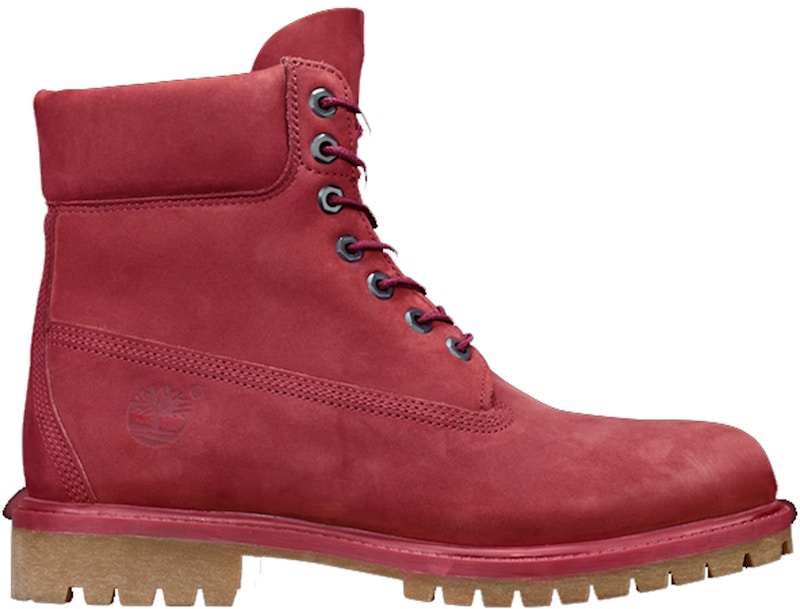 timberland burgundy