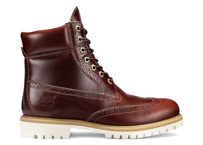 Timberland Premium-Brogue-Stiefel, 15,2 cm, Kastanienbraun