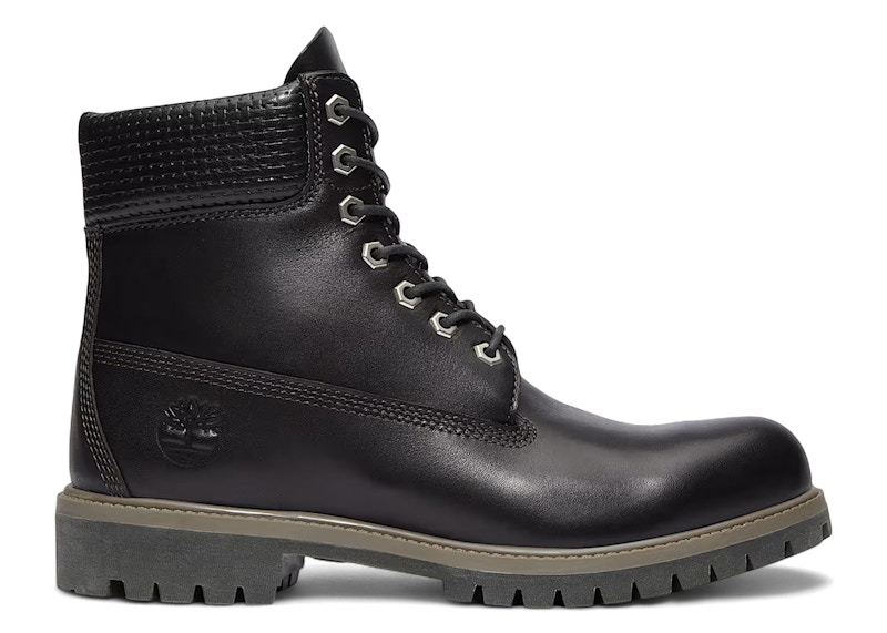 Pre-owned Timberland Men's  6" Premium Waterproof Boot Sneakers In Black Full/grain/dark Brown