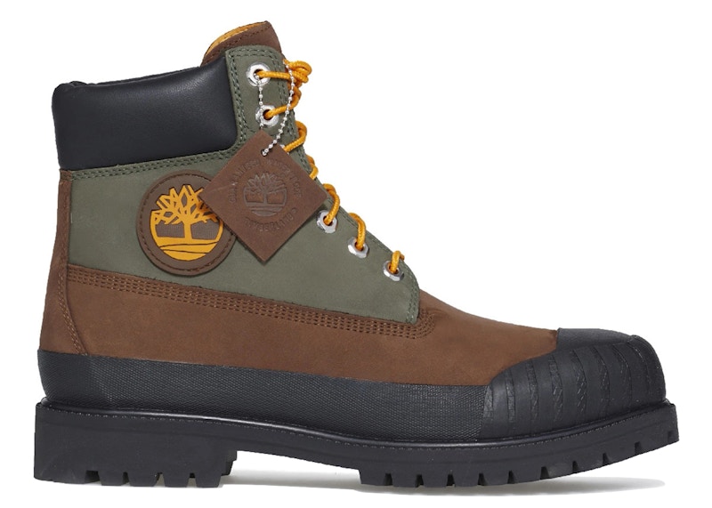 Pre-owned Timberland Men's  6" Premium Waterproof Boot Sneakers In Brown