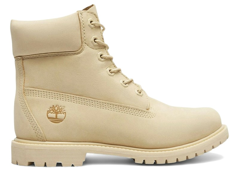 Bota impermeable Timberland 6" Premium Beige Claro (Mujer)