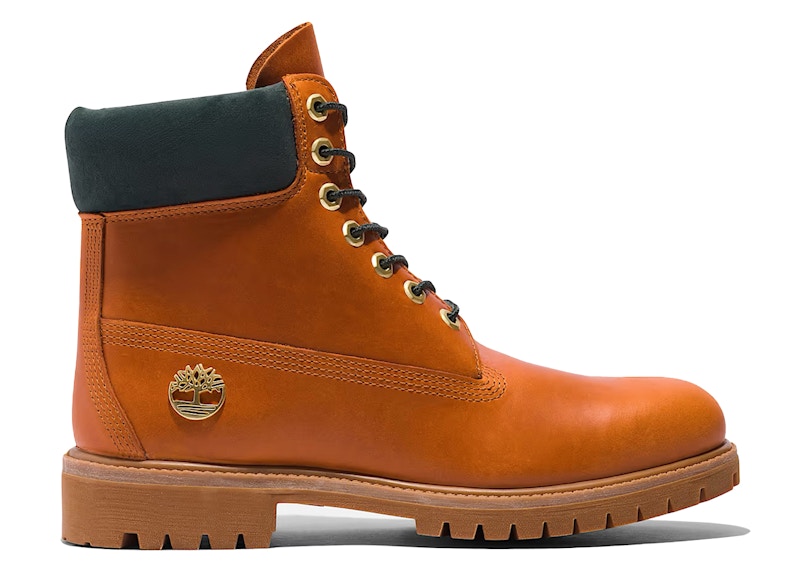 Pre-owned Timberland Men's 6" Premium Waterproof Boot Fullgrain Sneakers In Medium Brown