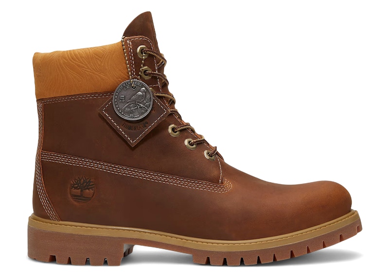 Pre-owned Timberland Men's 6" Premium Waterproof Boot The Last Of Us Fullgrain Sneakers In Brown