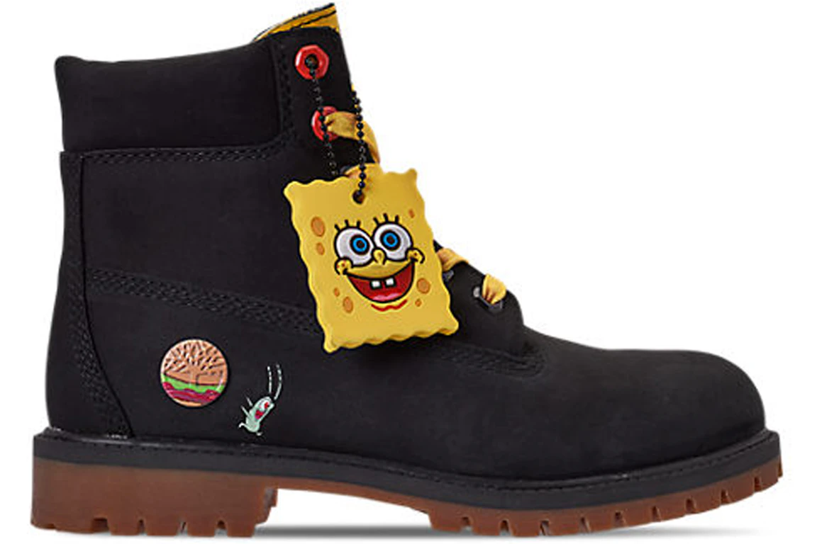 Timberland 6" Boot Spongebob Black (PS)