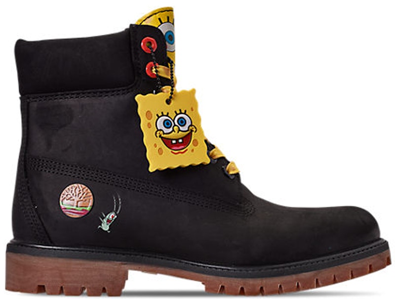 men's spongebob timberland boots