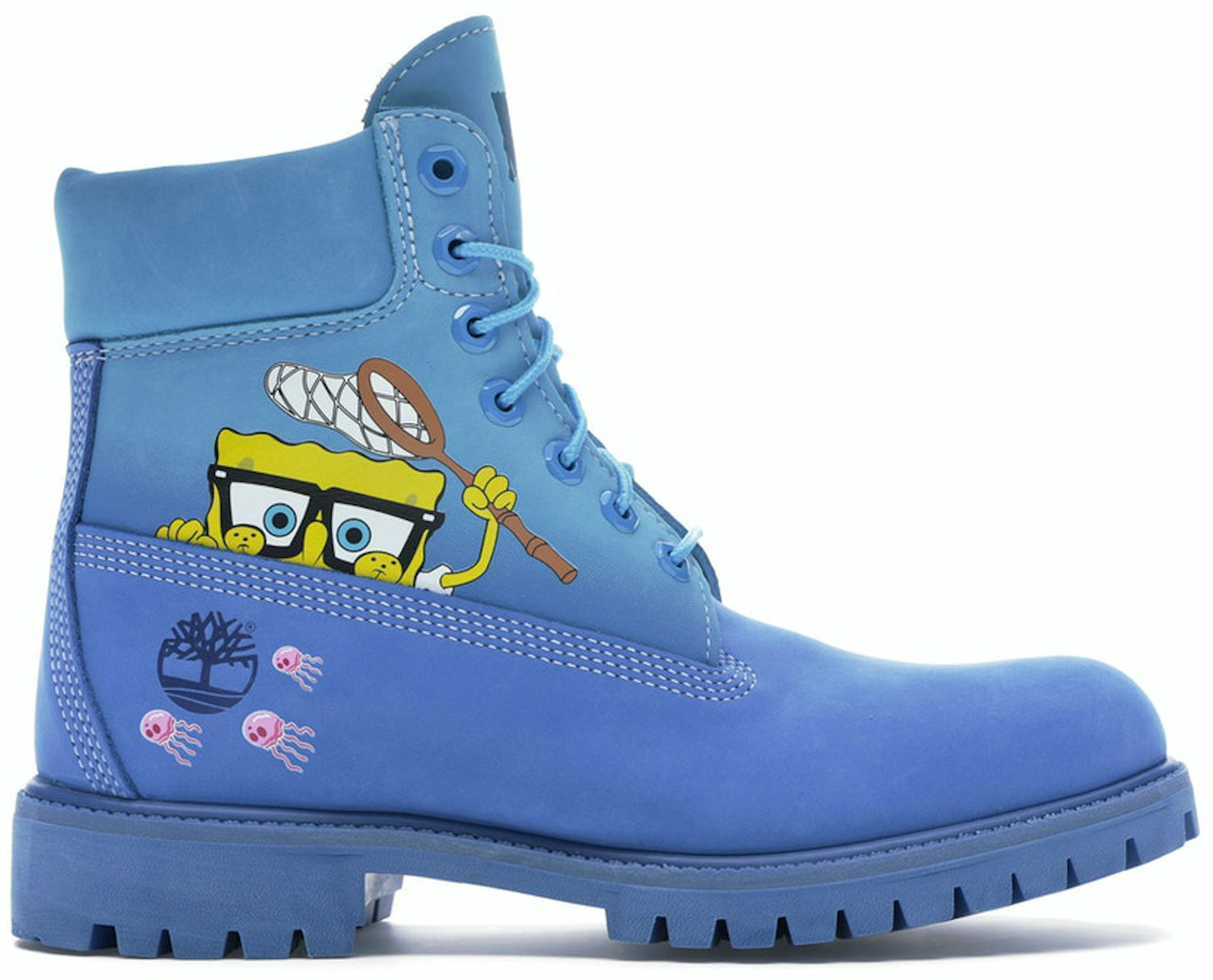 Reden nul Detective Timberland 6" Boot Spongebob Blue Men's - TB0A22T4 J45 - US