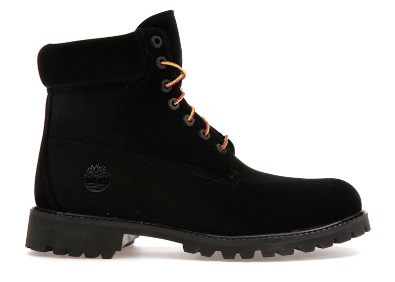 Black and shop white timberland boots