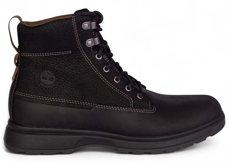 Pre-owned Timberland Men's Atwells Ave Waterproof Boot Sneakers In Black