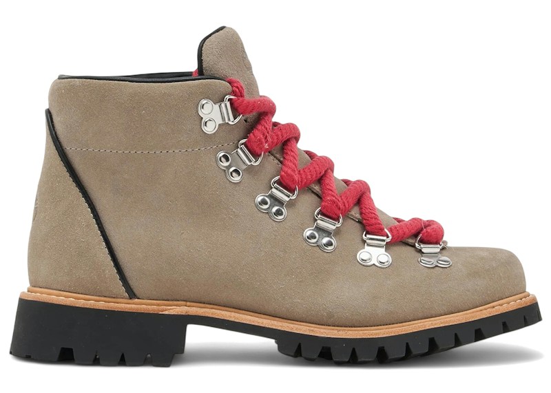 Stivali Timberland Authentic Hike Mid Vibram Offspring in pelle scamosciata color tortora