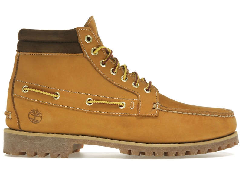 Pre-owned Timberland Men's Authentic Mid Laceup Boot Sneakers In Wheat Nubuck