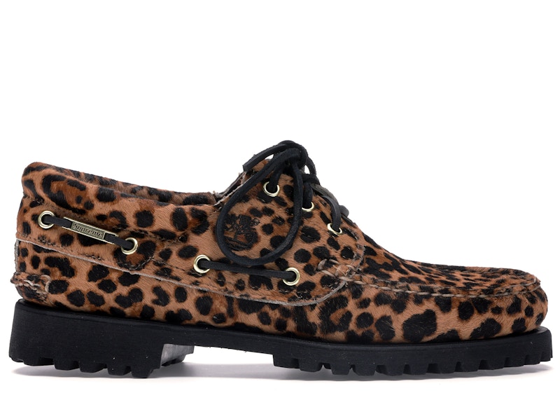 Timberland Classic Boat 2 Eye Wacko Maria Purple Leopard Men's