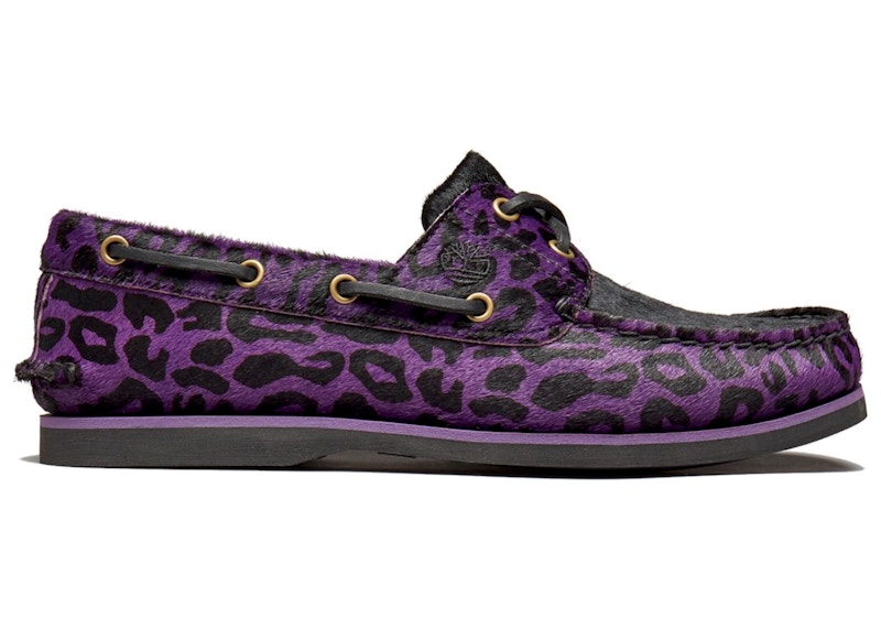 Timberland Classic Boat 2 Eye Wacko Maria Purple Leopard