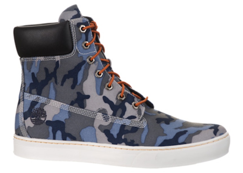 Blue camo 2025 timberland boots