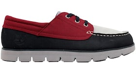Timberland Earthkeepers Harborside Boat Shoe Navy/Red