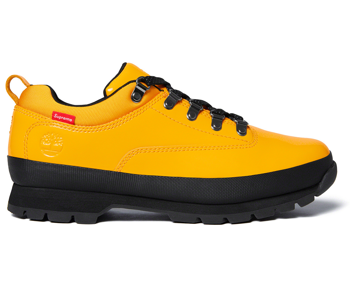 Timberland Euro Hiker Low Supreme Patent Leather Yellow Men's 