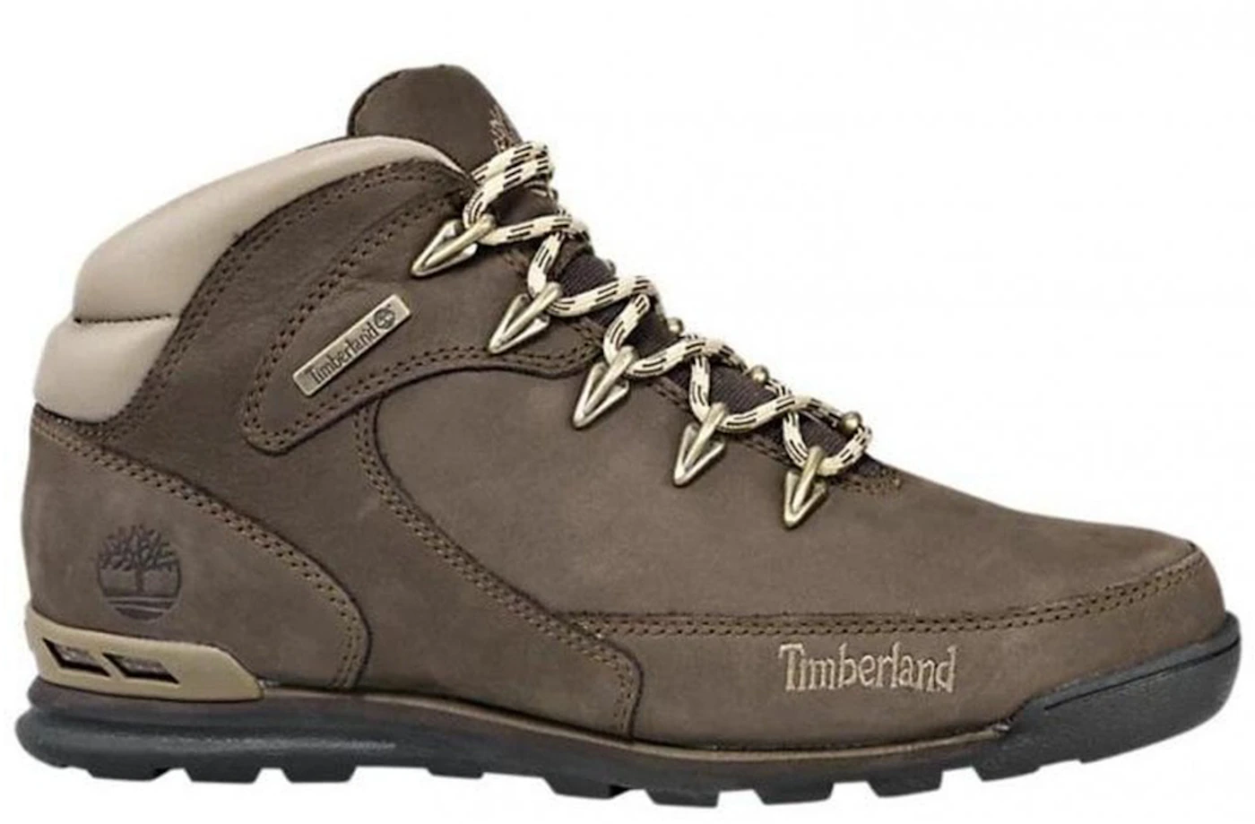 Timberland Euro Rock Mid Hiker Medium Brown Nubuck Men's - TB 06823R ...