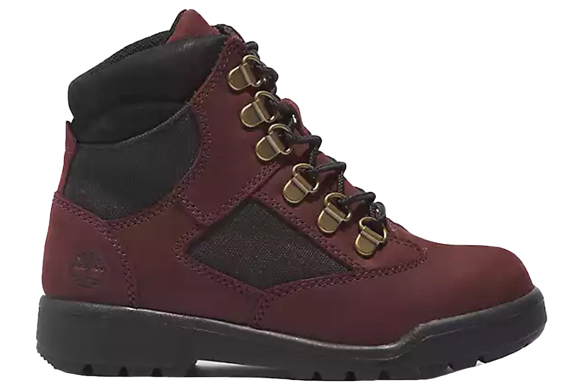Pre-owned Timberland Field Boot Lace Up Dark Port (gs)