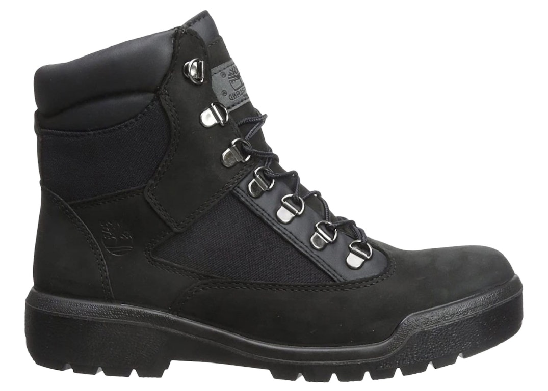 Pre-owned Timberland Field Boot Lace Up Waterproof Black